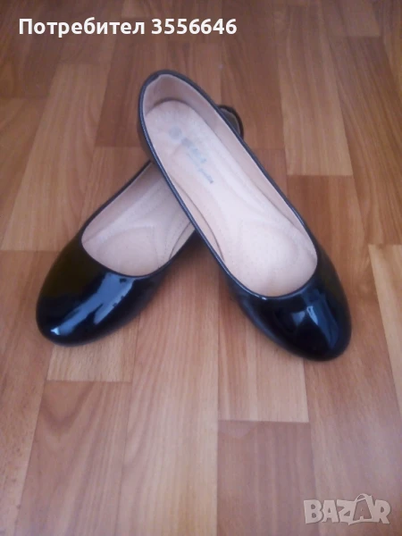 Луксозни нови лачени бални обувки, снимка 1
