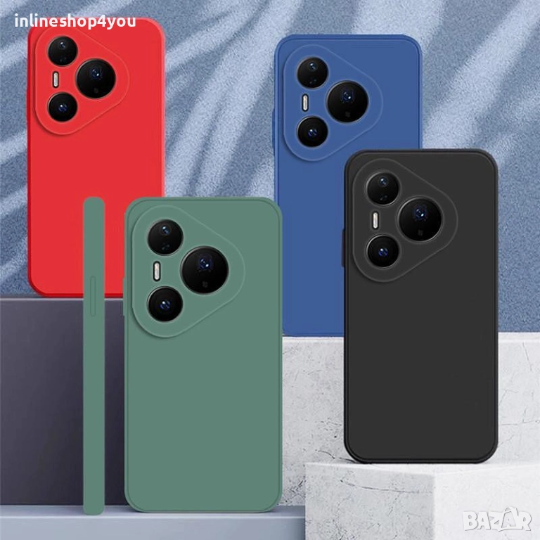 Матов Силиконов Кейс за Huawei Pura 80 Pro / Ultra Различни Цветове, снимка 1