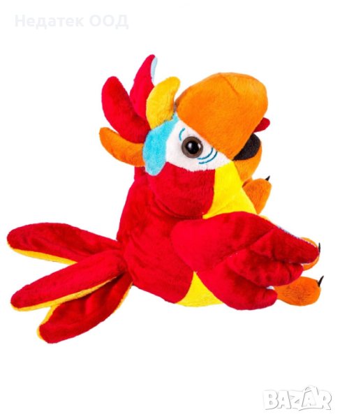 Плюшена играчка, говорещ Папагал, музикален, снимка 1