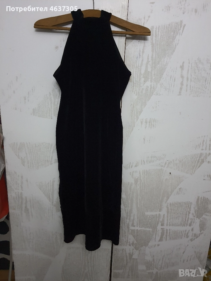 маркова рокля от кадифе, снимка 1