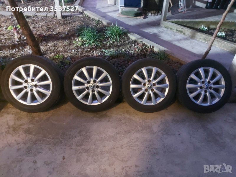 Оригинални джанти за VW с летни гуми , снимка 1