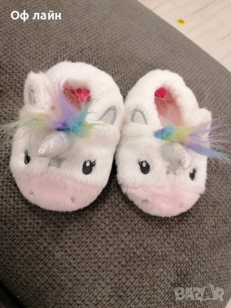 Бебешки Пантофки Еднорог 17,5 номер, снимка 1
