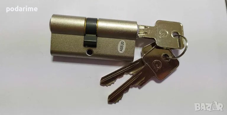 Патрон 30/40 мм, ДИН, с аварийна функция, 3 ключа, снимка 1