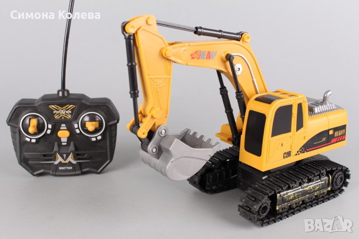 ✨Детски радиоуправляем верижен багер - 26 см, снимка 1