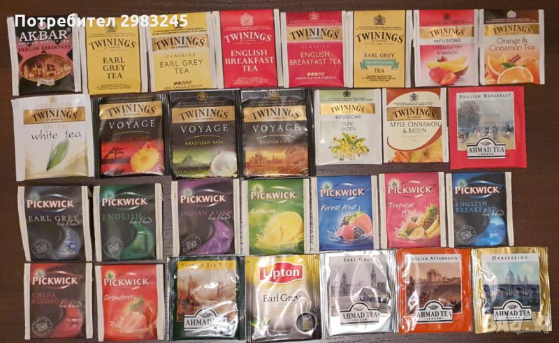 Опаковки от пакетчета чай, снимка 1
