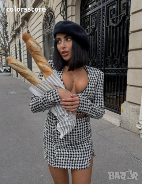 ДАМСКИ КОМПЛЕКТ САКО И ПОЛА, снимка 1