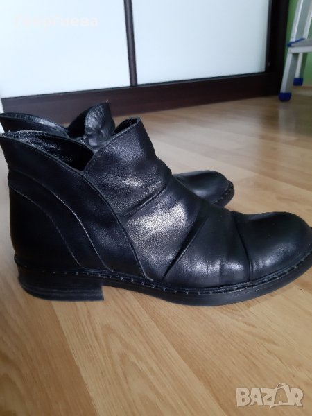 Италиански Боти от естествена кожа, снимка 1