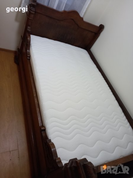 Ретро дървена спалня масив, снимка 1