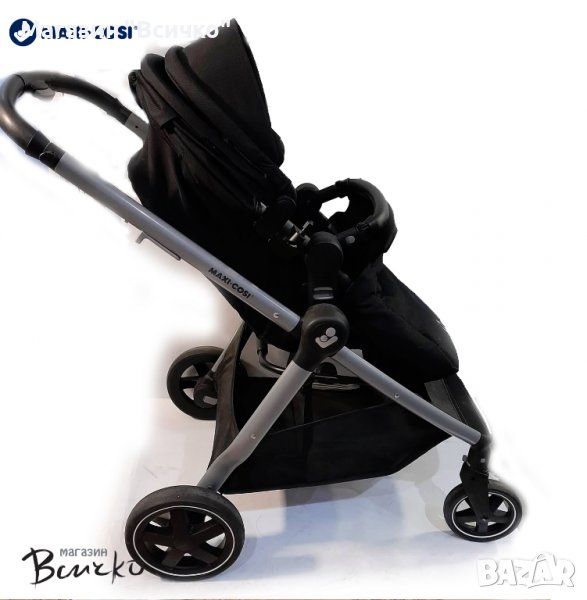 Комбинирана количка Maxi-Cosi - Zelia 2, Essential Black, снимка 1