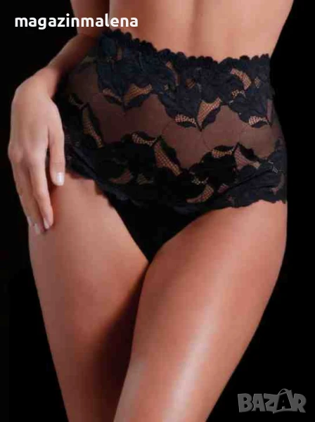 Love&bra S,M,L,XL,2XL черни,телесни,перленобели дантелени боксерки с висока талия дълбока боксерка, снимка 1