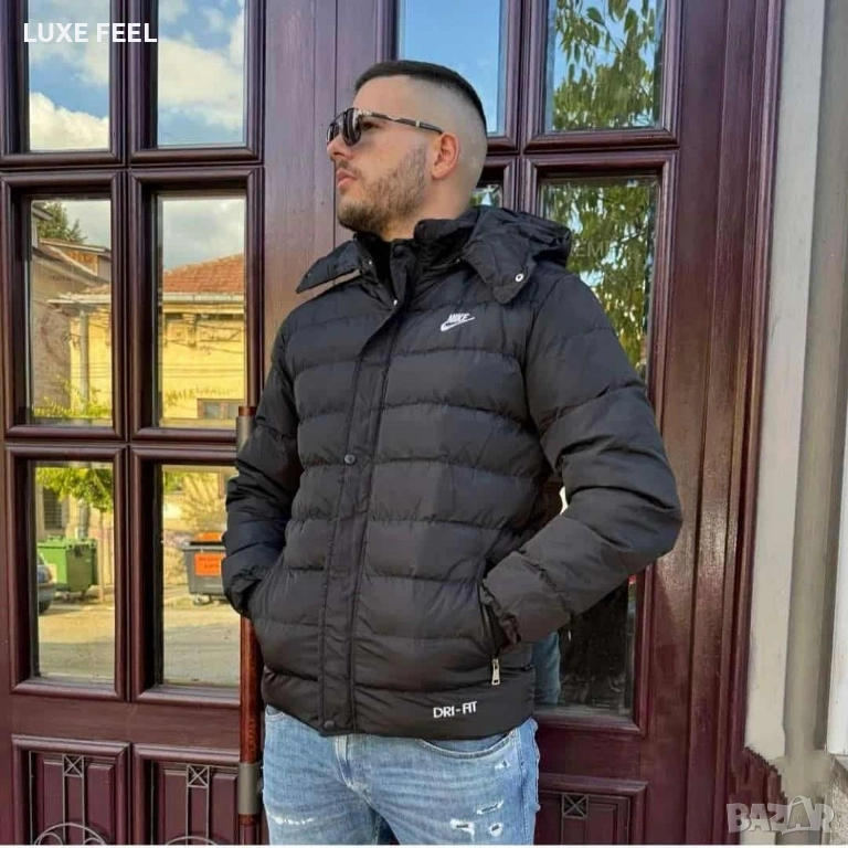 Мъжко Зимно Яке - лого Бродирано 🔹Nike , снимка 1