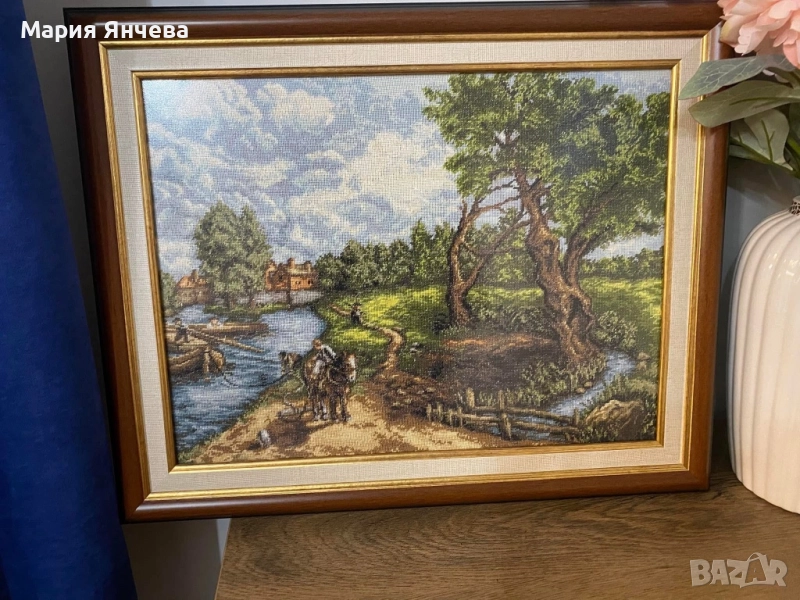 Гоблен ,, Мелница във Флатфорт” , снимка 1