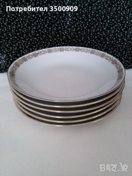 6 маркови чинии, снимка 1