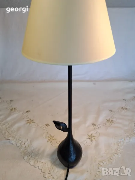 стилна дизайнерска бронзова настолна лампа 8/2, снимка 1