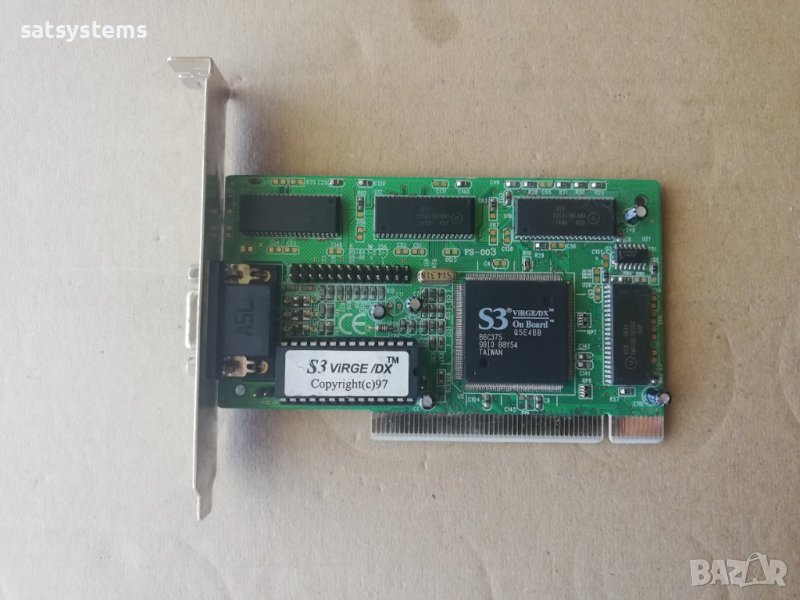 Видео карта S3 Virge/DX 2MB PCI, снимка 1