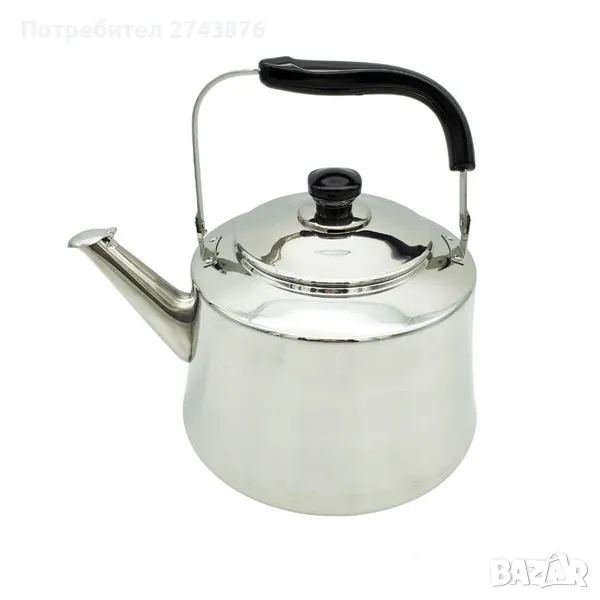 Чайник инокс 5 литра, Свирещ, снимка 1