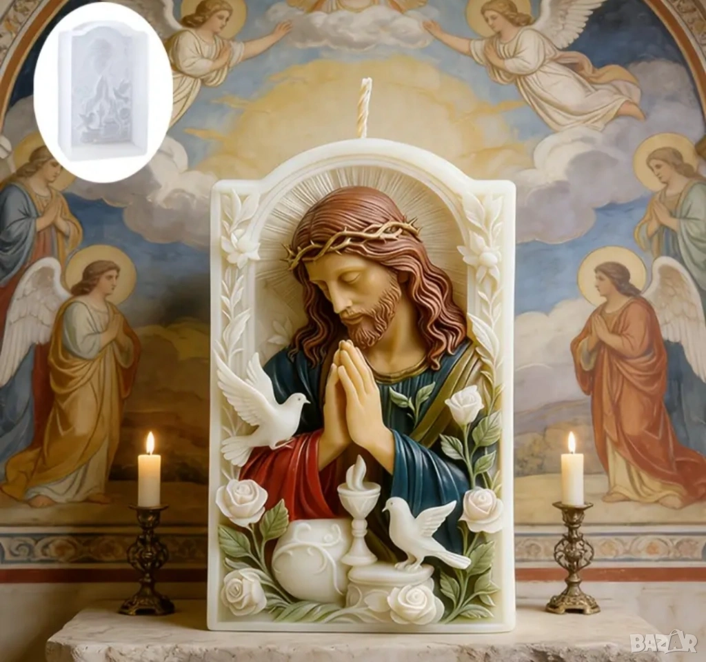 Молд Христос , снимка 1