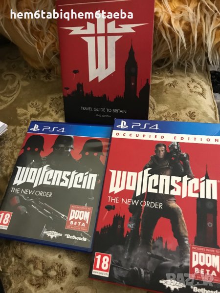 PS4 Wolfenstein - The New Order - Occupied Edition, снимка 1