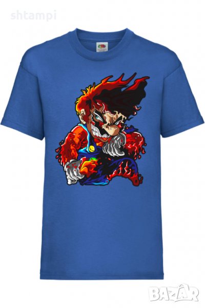 Детска тениска Mario Flame, Игра,Изненада,Подарък,Празник,Повод, снимка 1
