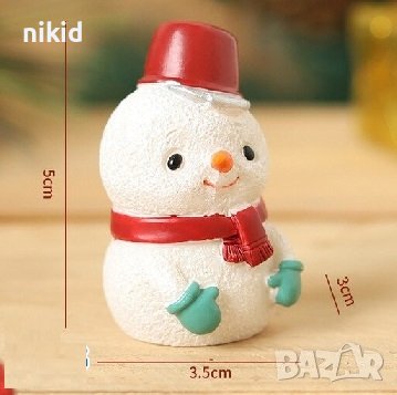 3D Снежен човек цилиндър силиконов молд форма фондан шоколад гипс свещ, снимка 1