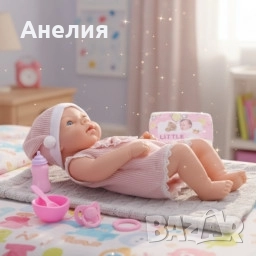 Реалистична кукла бебе Mommy Bedtime Buddy-39 см, снимка 1