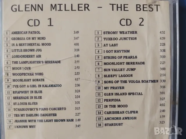 Glenn Miller - The Best CD1 + CD2 комплект от два аудио диска, снимка 2 - CD дискове - 49607719