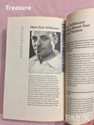 Fast Food Nation - Eric Schlosser, снимка 15 - Други - 38606541
