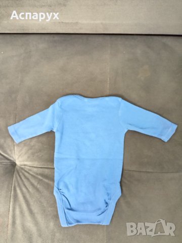 Бебешко памучно боди с дълъг ръкав марка LUPILU за деца 0-3 месеца, снимка 6 - Бодита за бебе - 43244178