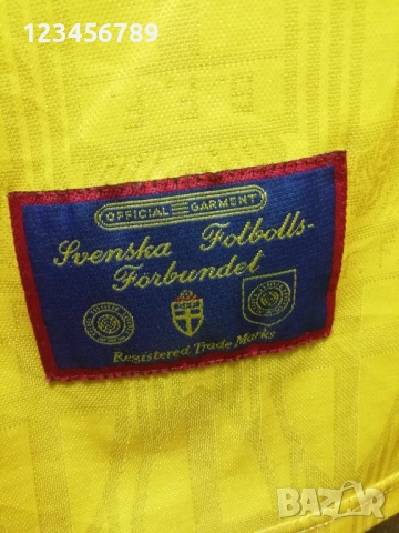 Швеция 1996/1997 оригинална футболна тениска фланелка Adidas Sweden Vintage ретро екип , снимка 8 - Тениски - 52138503