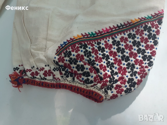 Стари дамски кенарени гащи от чеиз за народна носия, снимка 4 - Антикварни и старинни предмети - 51487619