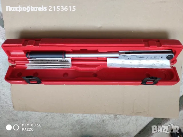 BRITOOL EVT600A 1/2 динамометричен ключ 12-68нм MADE IN ENGLAND, снимка 2 - Други инструменти - 52850759