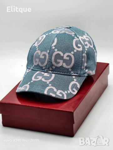 шапка с козирка fendi Gucci , снимка 2 - Шапки - 53289087