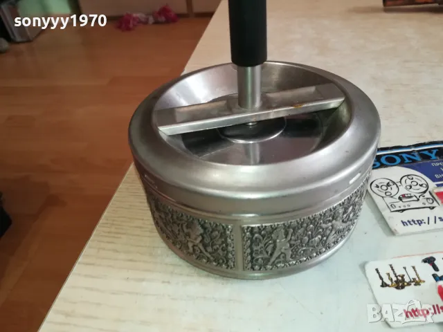 GERMANY-12Х12СМ-ПЕПЕЛНИК ВНОС SWISS 2801252002, снимка 4 - Антикварни и старинни предмети - 48869725