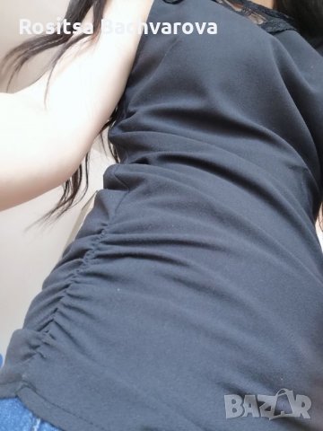 Черен топ, S размер, снимка 7 - Корсети, бюстиета, топове - 28889110