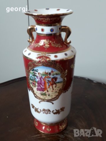 Китайска порцеланова ваза Ромео и Жулиета , снимка 4 - Вази - 32656362