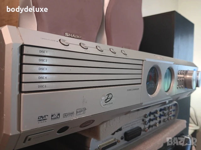 PHILIPS MX5700D dvd video digital surround аудио система, снимка 4 - Плейъри, домашно кино, прожектори - 51003001