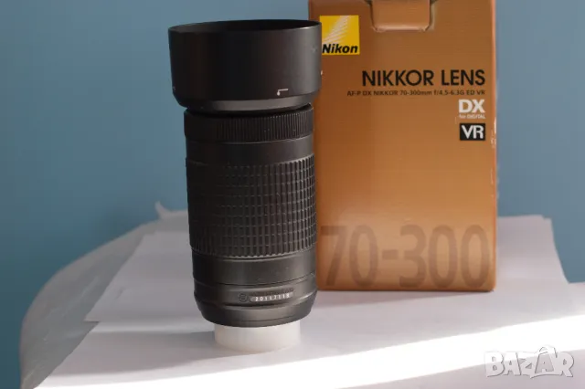 Nikon AF-P 70-300mm f  4.5-6.3 E ED VR, снимка 3 - Обективи и филтри - 48875024