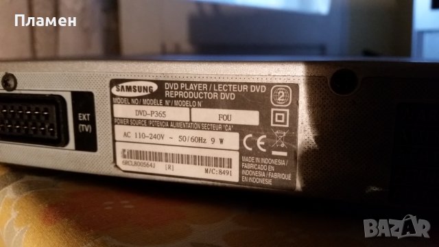 DVD SAMSUNG P365, снимка 3 - Плейъри, домашно кино, прожектори - 43230503