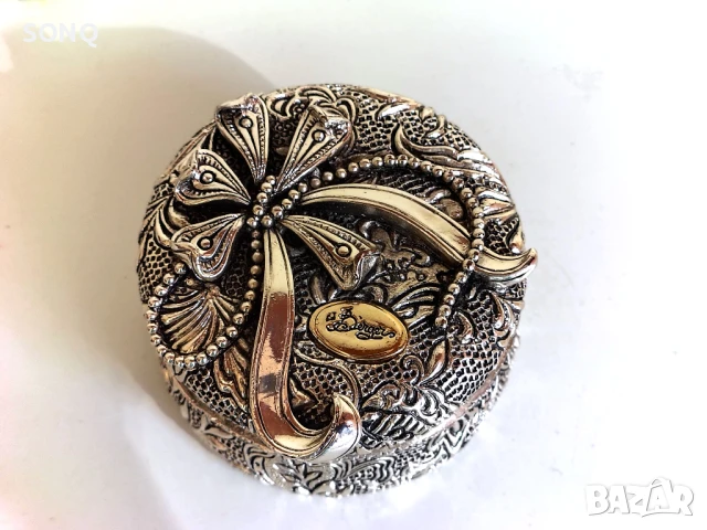 Прекрасна Дизайнерска Кутия За Бижута "Bergers", снимка 2 - Антикварни и старинни предмети - 51223090