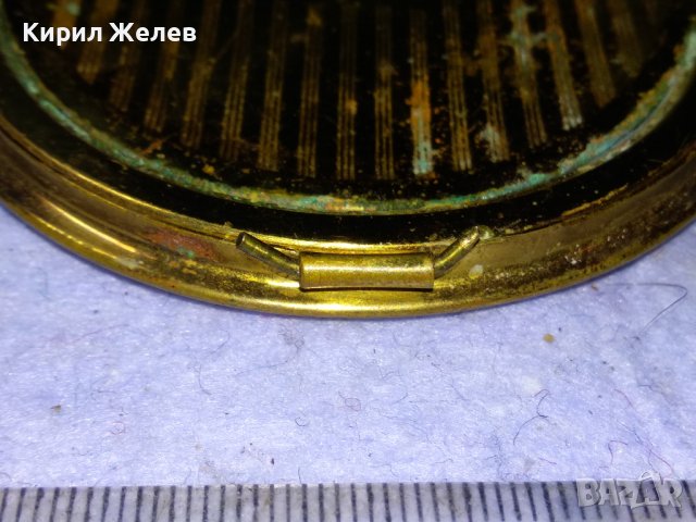 СТАРИННА БРОНЗОВА АР ДЕКО ПУДРИЕРА За КОЛЕКЦИЯ с НУЖДА от РЕСТАВРАЦИЯ Липсва КАПАЧЕТО! 41260, снимка 13 - Антикварни и старинни предмети - 43739787