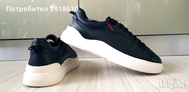 Hugo Boss HUGO Leather Mens Size 42/26 .5 - 27 см ОРИГИНАЛ! Мъжки кецове от естествена кожа!