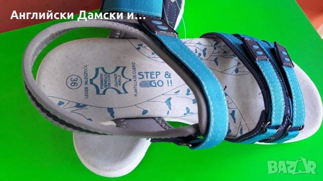 Английски дамски сандали с естествена кожа стелка 2 цвята , снимка 10 - Сандали - 33407317