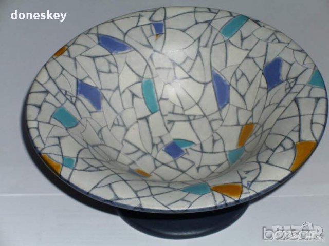 Керамична купа - мозайка, снимка 3 - Декорация за дома - 32502196