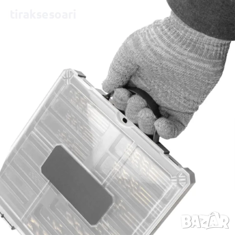 Професионален комплект свредла за метал HAWEK – 100 части, HSS, с куфар, снимка 6 - Други инструменти - 52451886