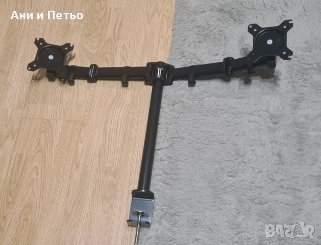 Стойка за 2 монитора Arctic - Z2 Basic, снимка 5 - Други - 52541328