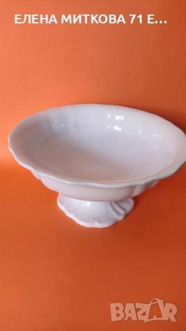 Над 100-годишна холандска порцеланова фруктиера във викториански стил, снимка 3 - Антикварни и старинни предмети - 52446259