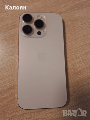 iPhone 16 Pro 128GB Desert Titaniuм 91% battery + 20 месеца гаранция, снимка 7 - Apple iPhone - 53399197
