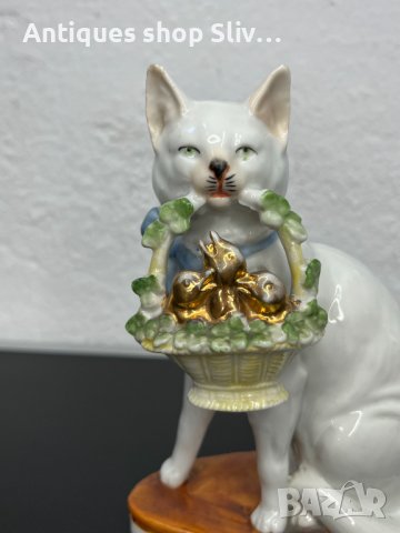 Немска порцеланова котка - Ges. Gesch. №4955, снимка 9 - Колекции - 43921771
