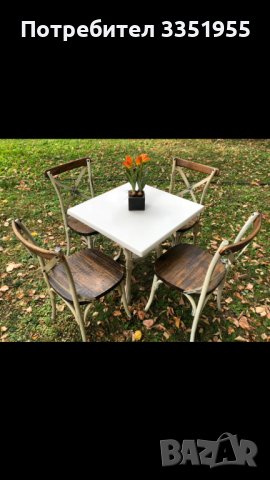 Дизайнерска стойка за маса, снимка 5 - Градински мебели, декорация  - 42157652