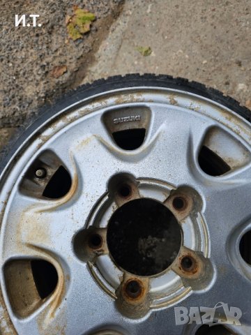 Оригинална лета джанта за Suzuki vitara,samurai 15 цола,Сузуки Витара,Самурай и  др., снимка 2 - Гуми и джанти - 43033920